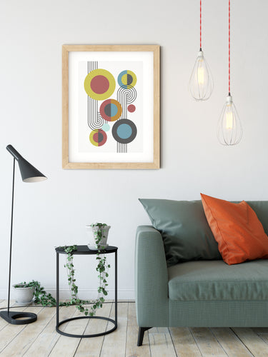 GRAPHIC CIRCLES 1 PRINT