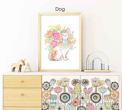 CUTE DOG PRINT