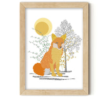 FOX IN AUTUMN PRINT 1