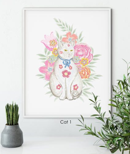 CUTE CAT PRINT 1