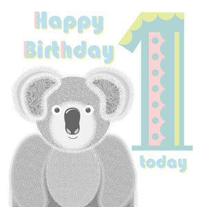 GREETING CARD CUTE KOALA 1 GC