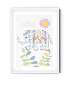 ELEPHANT AND LEAVES 3