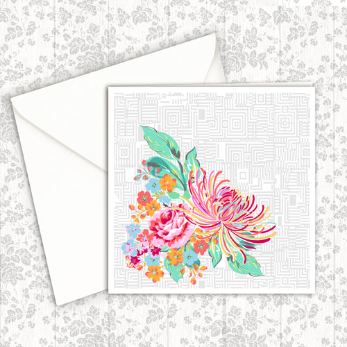 GREETING CARD FLORAL 21 GC