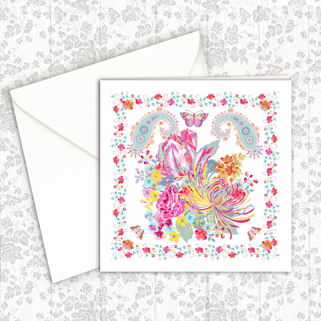 GREETING CARD FLORAL 22 GC