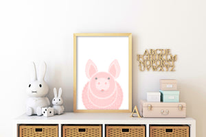 PERCY PIG PRINT