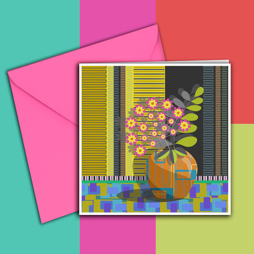GREETING CARD VASE 11 GC