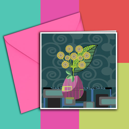 GREETING CARD VASE 12 GC