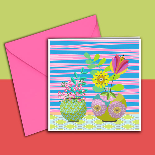 GREETING CARD VASE 02 GC